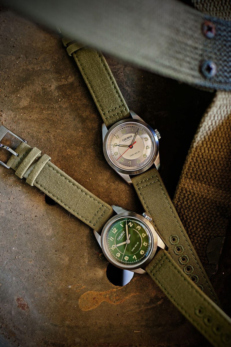 Montres automatiques de la collection MILITARY CARLINGUE