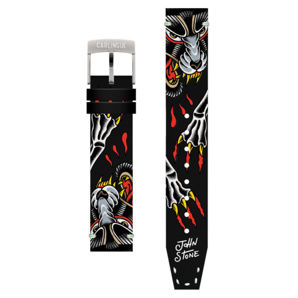 BLACK WOLF TATTOO STRAP / BLACKWOLF18